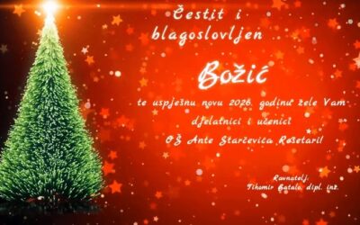 BOŽIĆNA I NOVOGODIŠNJA ČESTITKA